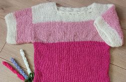 Swetr różowy
