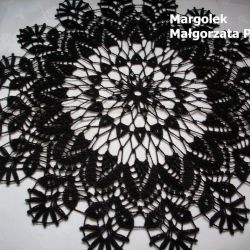 S-07 Serwetka szydełkowa okrągła
