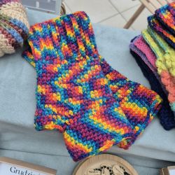 Mitenki - kolorowe