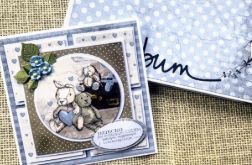 224,Dziecięcy album zig-zag w pudełku z kartką