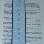Niebieska zakładka - Blue bookmark - zakładka - widok boczny