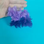 Kolczyki kwiaty fioletowe, biżuteria na lato - Prezentacja