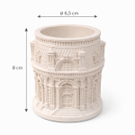 Świecznik gipsowy Rzymskie Arkady – klasyczna dekoracja do wnętrz - 