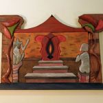 mozaika drewniana "Altar" - 