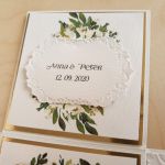 Kartka na ślub Exploding box ślubny #0006 - kartka ślubna pudełka z imionami
