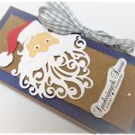 Czekoladownik-Boże Narodzenie-niebieski - Czekoladownik -kartka na czekoladkę