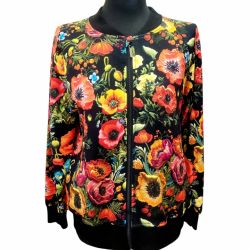 Bomberka damska ciemne maki