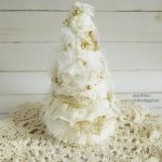 Choinka biało-złota - 