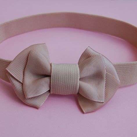 Opaska niemowlęca "Na beżowo"