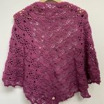 Ciepła chusta szydełkowa Sis wełna merino - chusta sis
