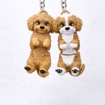 Brelok Piesek Flexi – mini pudel druk 3D - Pieski Pudelki Flexi Breloki