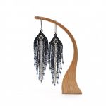 Ręcznie szyte kolczyki NYX - 