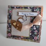 Kartka na Dzień Babci serduszka - Kartka na Dzień Babci serduszka