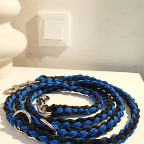 Przepinana smycz dla psa Paracord Handmade 220 cm