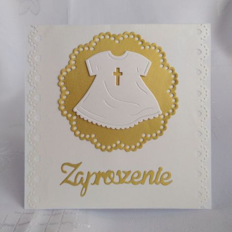 Zaproszenie na uroczystość Chrztu Św. w35