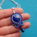 Wisior sutasz Szafirowy - 