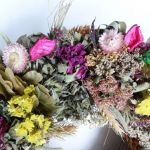 Wianek naturalny susz - wianek na drzwi