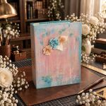 Pamiętnik A5 handmade dla dziewczynki w pastelowych kolorach prezent dla dziewczynki - pamiętnik na sekrety