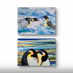 Kompozycja pingwiny krolewskie - 