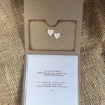 213,Kartka w pudełku na ślub w stylu rustykalnym z torebką - 213,Kartka w pudełku na ślub w stylu rustykalnym z torebką