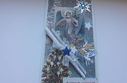 Kartka Boże Narodzenie z aniołem 4