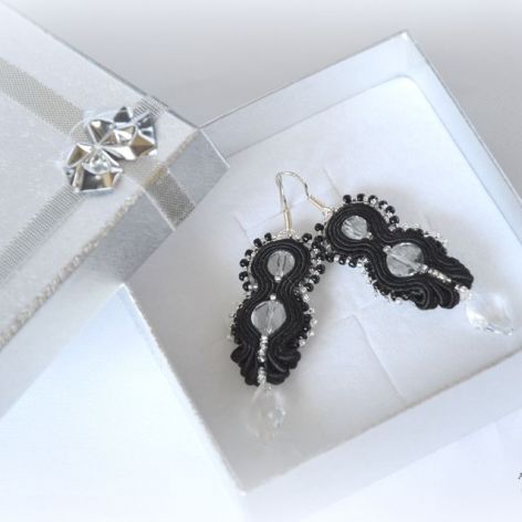 kryształy swarovski kolczyki sutasz