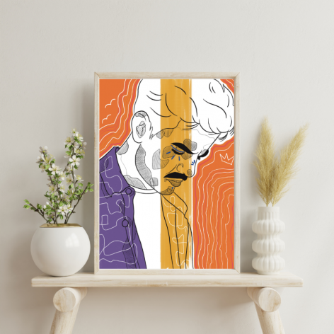 Plakat Taco Hemingway 60x40cm