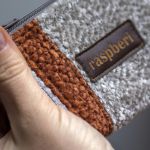 Mini szara kosmetyczka patchwork - 