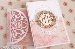 Na I Komunię Świętą różowa