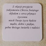 Pudełko niespodzianka z okazji Chrztu  - 