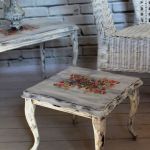 Stolik 3 w 1 shabby chic, Prowansja - 