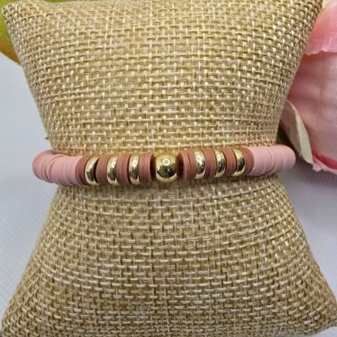 Bransoletka jasnoróżowa