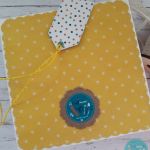 Kartka urodzinowa dla dziecka „Urodziny na farmie”, personalizacja - Tył kartki i tył etykietki