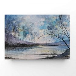 Pejzaż 43-akwarela A5..