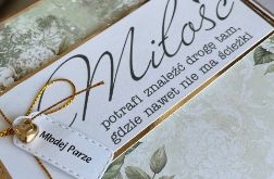 Ślubna kartka w pudełku z kopertą! #2