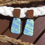 "Lexi I" - kolczyki z gliny polimerowej. - lekkie i wygodne