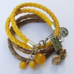 Żółta z kamieniami - 