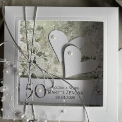 Kartka w pudełku z kopertą! Rocznica ślubu!