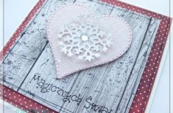 Kartka świąteczna z sercem 3