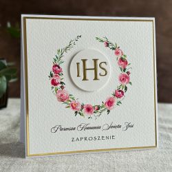 Ręcznie robione zaproszenia komunijne, 28C