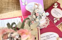 216, Exploding box na ślub z torebką