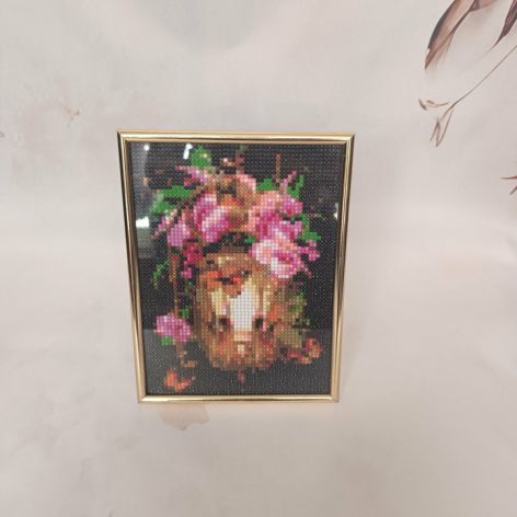 Obrazek diamentowy 15x20cm LATARNIA