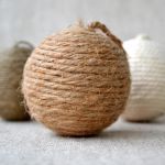 BOMBKI CHOINKOWE - Z JUTY - DUŻE - 