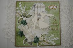 Kartka ślubna w pudełku 22