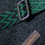 Grafitowa pleciona kopertówka - 