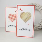 Kartka Walentynkowa z sercem - kartka 3