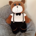 MIŚ GIGANT- RĘKODZIEŁO SZYDEŁKO  - 