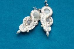 Kolczyki sutasz Kremowe Wkrętki Uleksyt