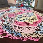 Obrus Freeform - koronka