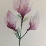 Kwiaty 2-akwarela formatu A5 - 